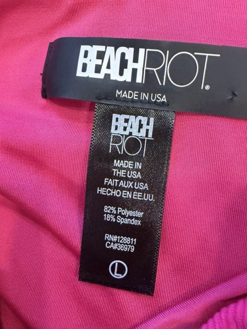 Beach Riot Annalisa Textured One-Piece Swimsuit Beach Riot Raspberry - Picture 9 of 12